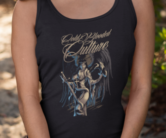 The Valkyrie in Tan Tank Top