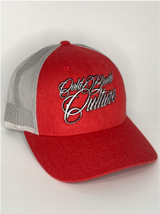 Trucker Hat - Red and Silver